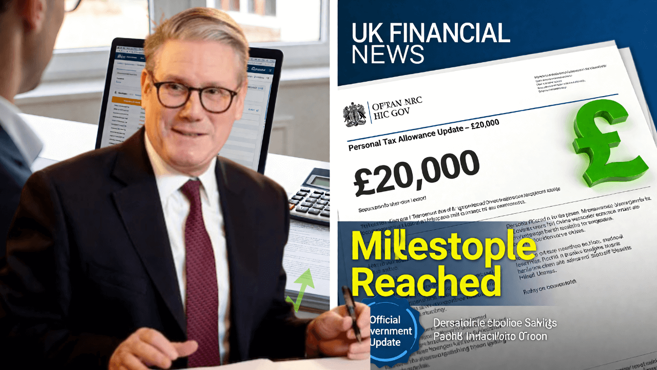 £20,000 Personal Tax Allowance Milestone Reached – Official Government Update