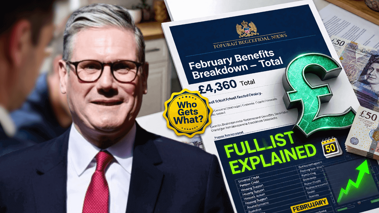£4,360 Boost for People on Benefits – Full February List Explained