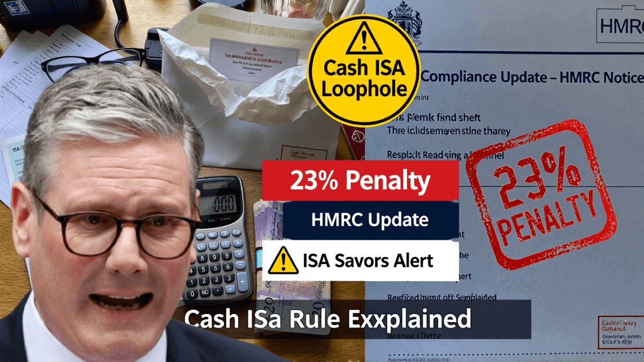 HMRC Reveals Cash ISA Loophole — Millions Could Face New 23% Penalty