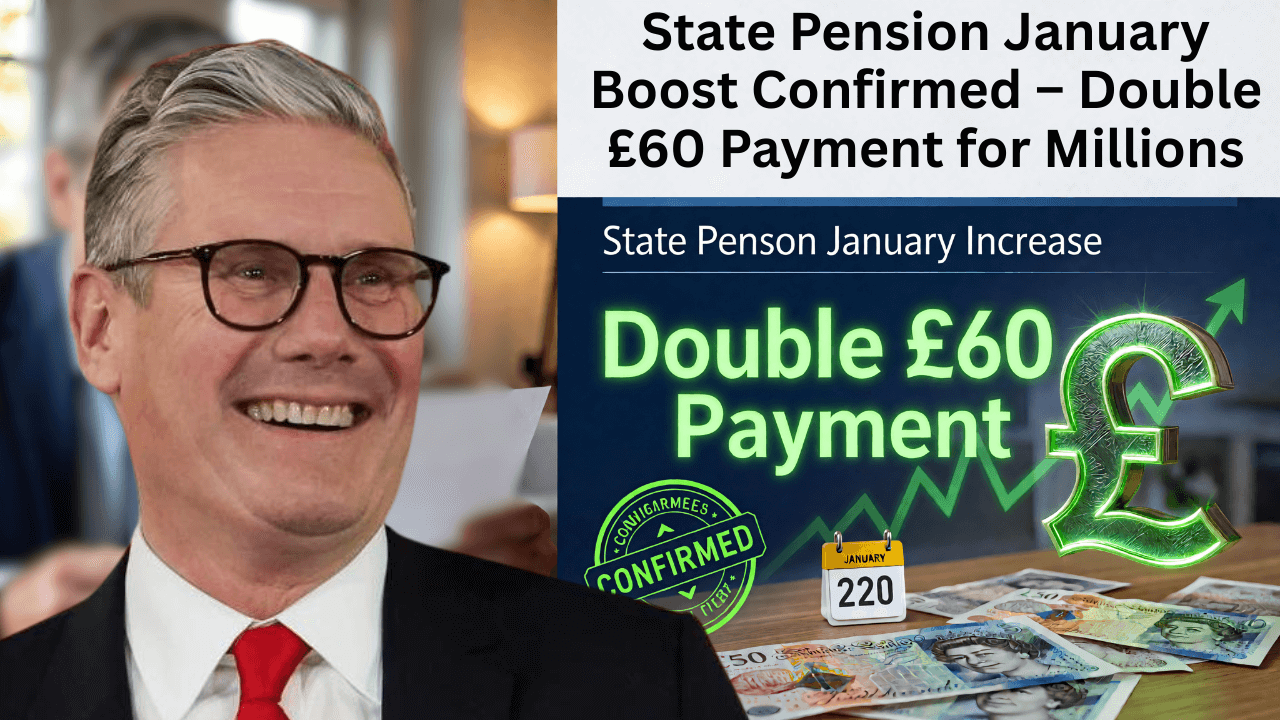 State Pension January Boost Confirmed – Double £60 Payment for Millions