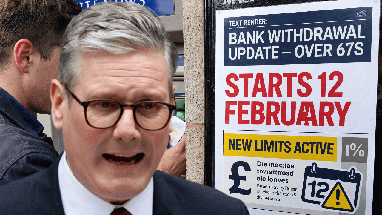 UK Banks Officially Confirm New Withdrawal Limits for Over‑67s From 12 February